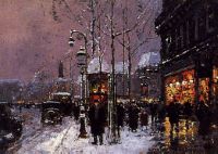  Place de la Republic, Soir De Neige